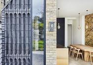 textured brickwork extension